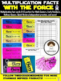 Multiplication Facts With The Force Fluency Bonus Multiplication Chart