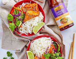Vietnamese Noodle Bowl With Lemongrass Tofu Usa Asian Recipes Noodle Bowls Flavorful Recipes