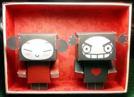 Shadow Box With Pucca Garu Couple Pucca Paper Crafts Crafts