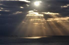 The Sunbeam Illusion Or Crepuscular Rays The Sun Shines Through Clouds Download Scientific Diagram