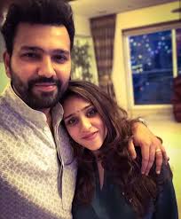 Rohit holds the unique record of scoring a century with a six in all three formats. Rohit Sharma Ritika Sajdeh Rohika Photos Facebook