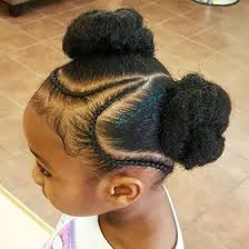 Diagonal braids suit all face types and are good for any hair texture. 10 Beautiful Black Girls Hairstyles For Your Little Darling