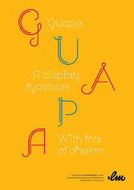 Guapa A Display Typeface With Lots Of Charm Ornamente Druckerei Schrift