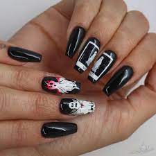 Ghost Nails By Decorateddigits Nails Nail Artist Gothic Nails