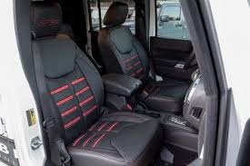 Red And Black Alea F 1 Leather Interior For Jeep Wrangler Jk Passenger Https Www Rub Jeep Wrangler Custom Jeep Wrangler Jeep Wrangler Seat Covers