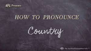 International phonetic alphabet (ipa) ipa : How To Pronounce Country Country Pronunciation Youtube
