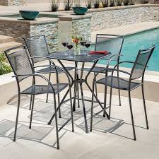 Maybe you would like to learn more about one of these? Mesh 5 Piece Patio Bar Height Dining Set Costco