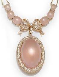 Diamonds In The Library Rose Quartz And Diamond Necklace Beautiful Jewelry Bling Jewelry Jewelry