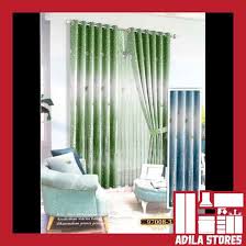 Membuat gorden dari yang harga paling murah sampai mahal sekalipun. Ad1408 Ruang Tamu Keluarga Gorden Jendela Blackout Best 1014 Hijau 100x230 By Adilastores Shopee Indonesia