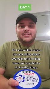 Trying to like cottage cheese day 1 #cottagecheese #mukbang #food  #challenges #trending #fyp #foryou #foryoupage #eating