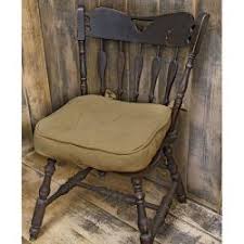 Kanou chair pad with ties non slip kitchen dining chair cushion and seat cushion with machine washable cover durable soft mat pads 17x 16.5,1 pack,black. Burlap Chair Pad Walmart Com Walmart Com