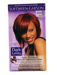 Adding red highlights or undertones is a beautiful way to brighten dark brown hair. Dark And Lovely Color Vivacious Red 394 Lady Edna