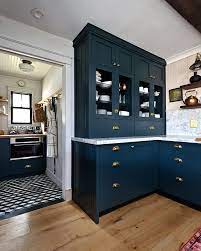 Navy Kitchen With A Stunning Built In Navy Kitchen Blue Kitchens Navy Blue Kitchen