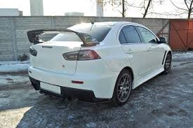 Owners reviews about mitsubishi lancer evolution x with photos on drive2. Rear Side Splitters Mitsubishi Lancer Evo X Gloss Black Our Offer Mitsubishi Lancer Evo Mk10 Maxton Design