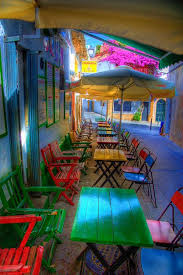 Cafes Bars Restaurants Colourful Cafe Colorful Cafe Sidewalk Cafe World Of Color