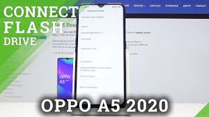 Otg Connection In Oppo A5 2020 Connect Flash Drive Youtube