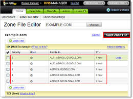 Configuring Your Mx Records With Godaddy Com For Google Mail Chameleon Web Services