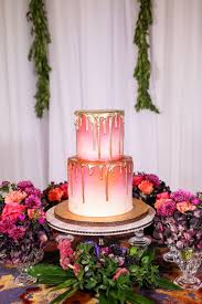 Black And White Ombre Cake Vibrant Purple And Pink St Pete Wedding Inspiration Isla Del Sol Yacht Country Club Wedding Cake Ombre Diy Wedding Cake Pink Gold Cake