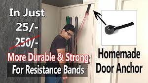 Using resistance bands for your home workouts stimulates muscle growth and enhances a variety of exercise routines. How To Make Door Anchor For Resistance Bands Workout Door Anchor Cheap More Durable Hindi Youtube