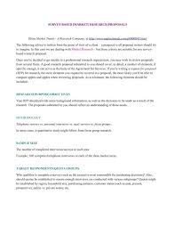 For example, if you are researching the opinions of students in your university, you could survey a sample of 100 students. Marketing Research Proposal Examples Browse By Content Type