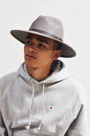 Slide View 2 Wide Brim Fedora Mens Hat Wide Brim Hat Fashion Men Wide Brim Hat Men