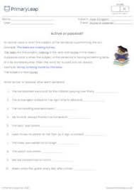 Free printable reading comprehension worksheets for grade 1 to grade 5. Primary School Worksheets Primaryleap Co Uk