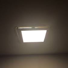 The cover must be removed to change the bulb. Replacing Square Flush Mount Light Falling Out Of Ceiling Home Improvement Stack Exchange