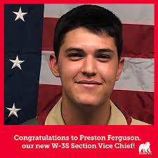 Congratulations Katie! It was an honor to serve with you as my vice chief,  and I am looking forward to all of the great things you will accomplish as  chief. Section W-3S