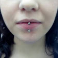 1 6mm Vertical Lip Piercing Lip Piercing Facial Piercings Piercing