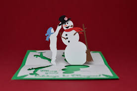 Once they learn the basics, they can then go on to create their own designs. Christmas Pop Up Card Magical Snowman Tutorial Creative Pop Up Cards