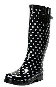 Dirty laundry shoes, royal polka dot rain boot in orange francesca's. Own Shoe Ownshoe Women Rubber Polka Dots Mid Calf Wellies Color Dots Rainboots Walmart Com Walmart Com
