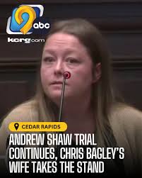 Day two of testimony is underway for the trial of a man accused of  organizing the murder of Chris Bagley in 2018. Read more here:  https://www.kcrg.com/2025/08/08/andrew-shaw-trial-continues-chris-bagleys-wife-takes-stand/