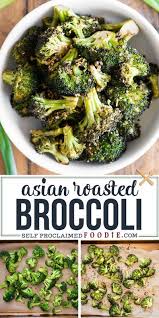 Asian Roasted Broccoli In 2020 Healthy Side Dishes Broccoli Recipes Side Dish Asian Side Dishes