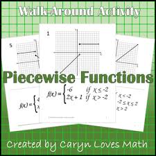 Graphing Piecewise Defined Functions Walk Around Activity Matching Math Tutor Love Math Teaching