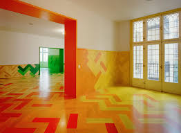 Browse armstrong flooring's stylish selection of hardwood, vinyl, luxury vinyl and laminate floors for the home. How To Create Parquet Flooring In Bold Bright Colors Architizer Journal