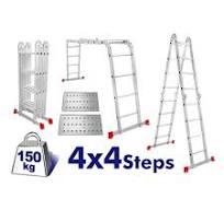 ‫سلّم ألمنيوم طوي متعدد الاستخدام – 4×4 EMTOP ELAD4441‬‎