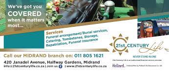 21st century life is a provider of affordable funeral insurance cover and superior funeral services. Jozi Maps Jozimapssa Twitter