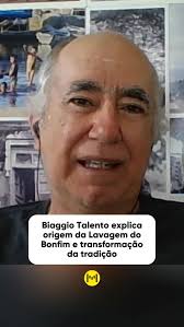 A Lavagem do Bonfim é um patrimônio da Bahia", ressalta o empresário baiano Danilo  Brito