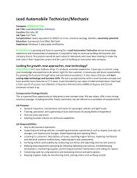 Writing a great automotive technician cover letter is an important step in your job search journey. Automobile Technician Mechanic Job Description Sample