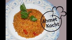 Rezept Bulgur Mit Paprika Ahmetkocht Turkisch Kochen Folge 97 Youtube
