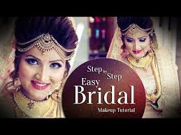 Beautiful Makeup For Indian Bride Step By Step Easy Bridal Makeup Tutorial Krushh By Konica Youtube Bridal Makeup Beautiful Makeup Makeup Tutorial