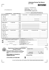 To begin the blank, utilize the fill & sign online button or tick the preview image of the blank. Fillable Form Et 1 Arkansas Excise Tax Return Printable Pdf Download