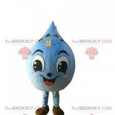 Disfraz de gota de agua. Mascota De Gota De Agua Gigante Disfraz De Gota Tamano L 175 180 Cm