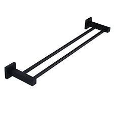 Oropy Double Bar Porte Serviette Sus304 Acier Inoxydable Accessoires De Salle De Bains Mur Monte Mode Accessoires Salle De Bain Vitre Salle De Bain Carre Style