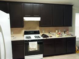 This is one of the most important steps to updating your kitchen on a budget. Kitchen Remodel With General Finishes Java Gel Stain A Fashion Post From The Blog Mix Match Fash Staining Cabinets Stained Kitchen Cabinets Kitchen Cabinets