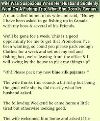 My Boss Told Me To Have A Good Day So I Went Fishing Wife Was Suspicious When Her Husband Suddenly Went On A Fishing Trip When She Does Is Genius Fishing Trip Husband Humor Fishing Jokes