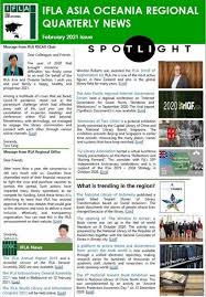 Find all national and international information about asia. Ifla Now Available Ifla Asia And Oceania Regional Quarterly News February 2021 Issue