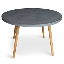 table ronde effet beton gris fonce mark lestendances fr table ronde scandinave table style scandinave table de repas ronde