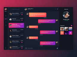 Messaging Chatting Web App App Template Design Social App Design Web App Design