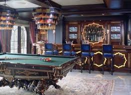 Game Room Wet Bar Pool Table Dart Board Arcade Machines Sitting Area Photography By Tim Street Porter Decorateagamer Billiard Room Billiards Pool Table
